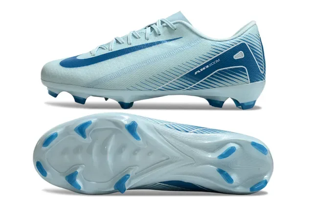 Nike Chaussures de football bleu marine low-cut upper mesh synthétique graphique lateral speed-wing firm ground 6