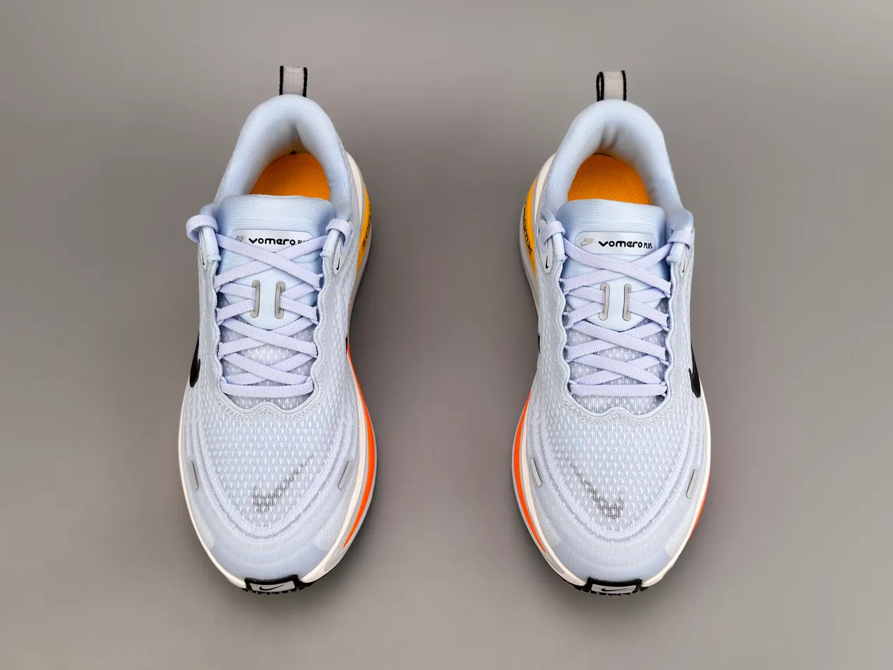 Nike Blue Orange Engineered Mesh Upper Wave-Shaped ZoomX Midsole Running Shoes 9
