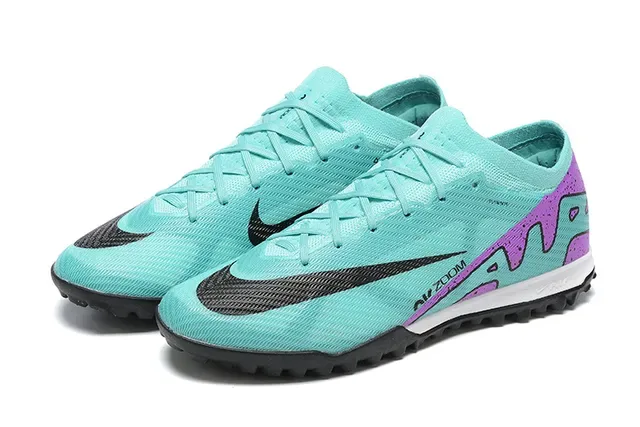 Nike Chaussures de Football Upper Knit Outsole Turf Bleu et Violet 8