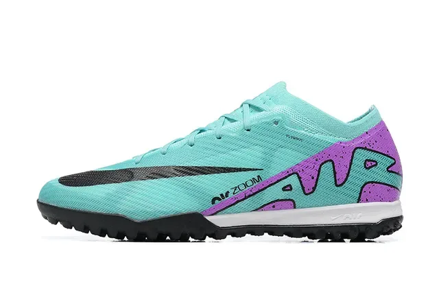 Nike Chaussures de Football Upper Knit Outsole Turf Bleu et Violet 10