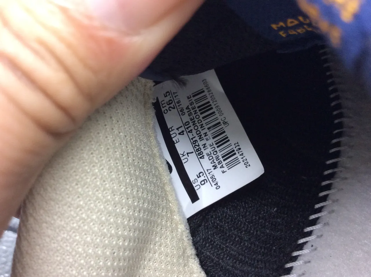 Nike Cortez Navy and Orange Lifestyle Sneakers 6