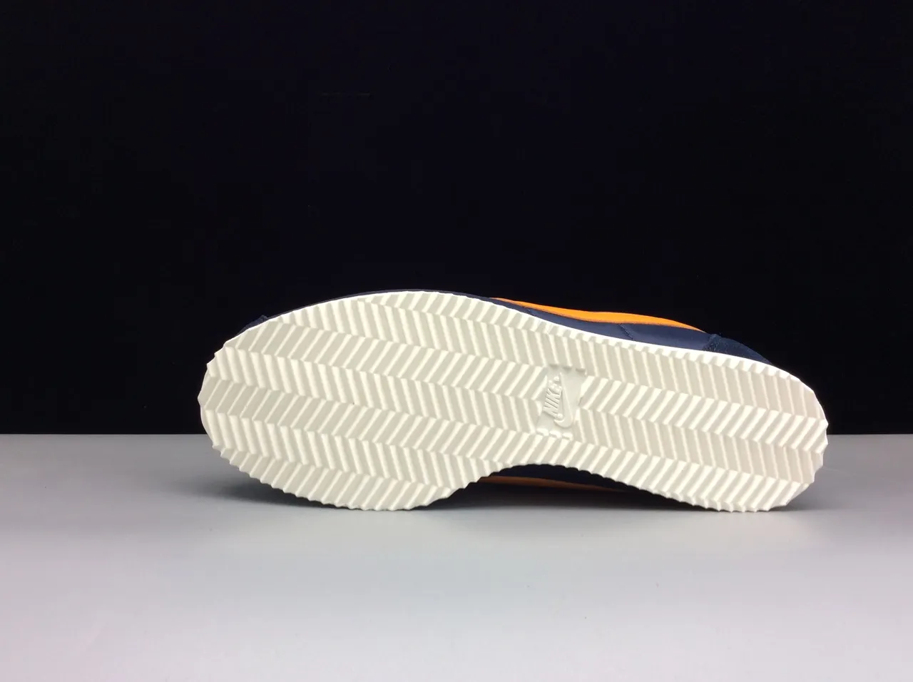 Nike Cortez Navy and Orange Lifestyle Sneakers 11