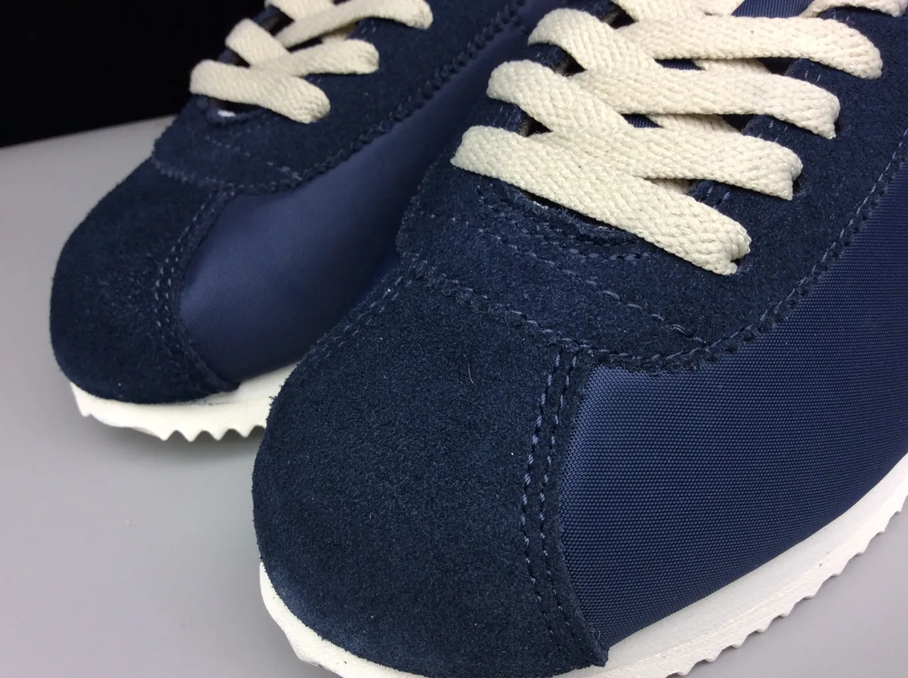Nike Cortez Navy and Orange Lifestyle Sneakers 15