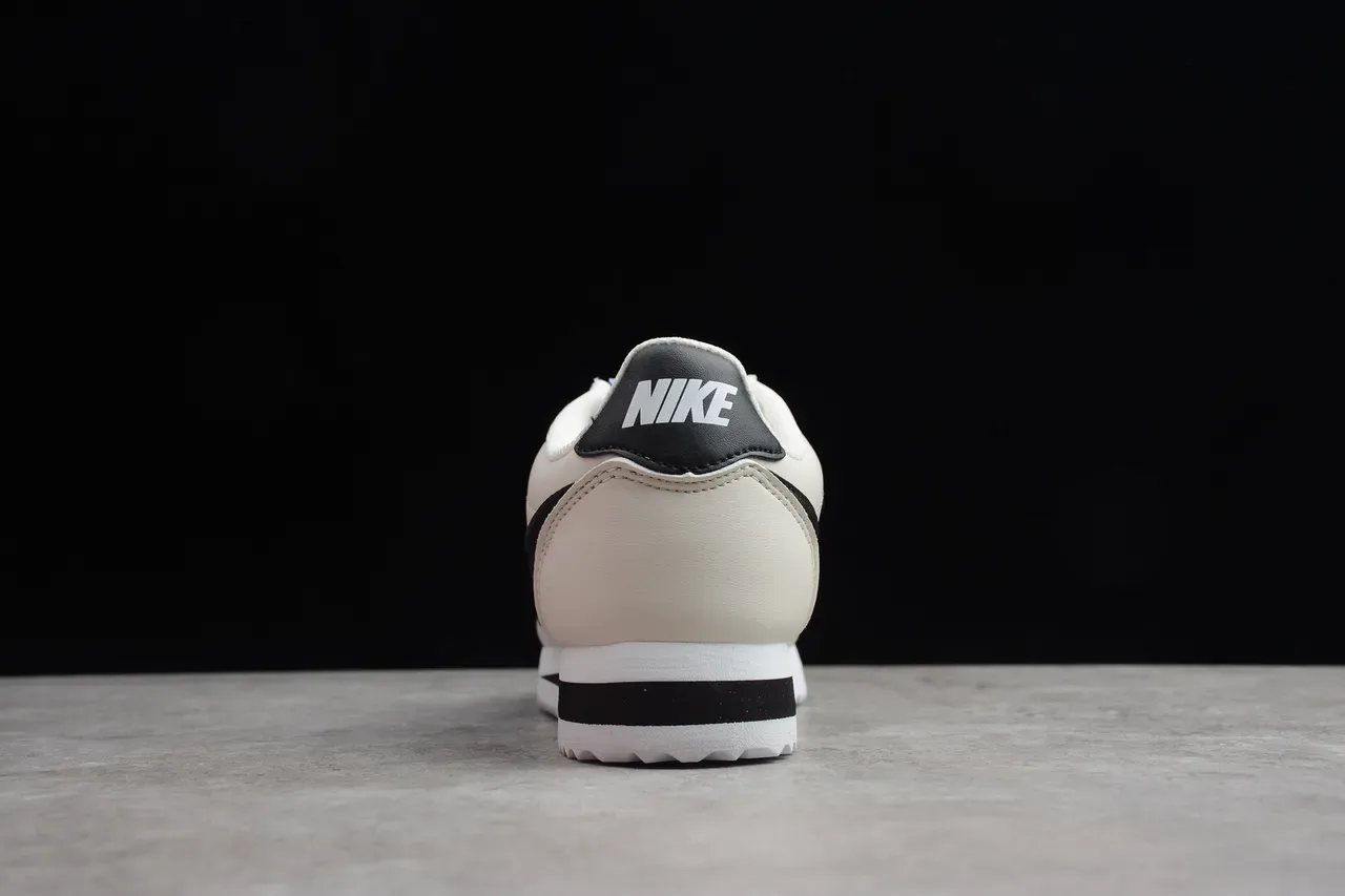 Nike Cortez Off-White and Black Lifestyle Sneakers 2