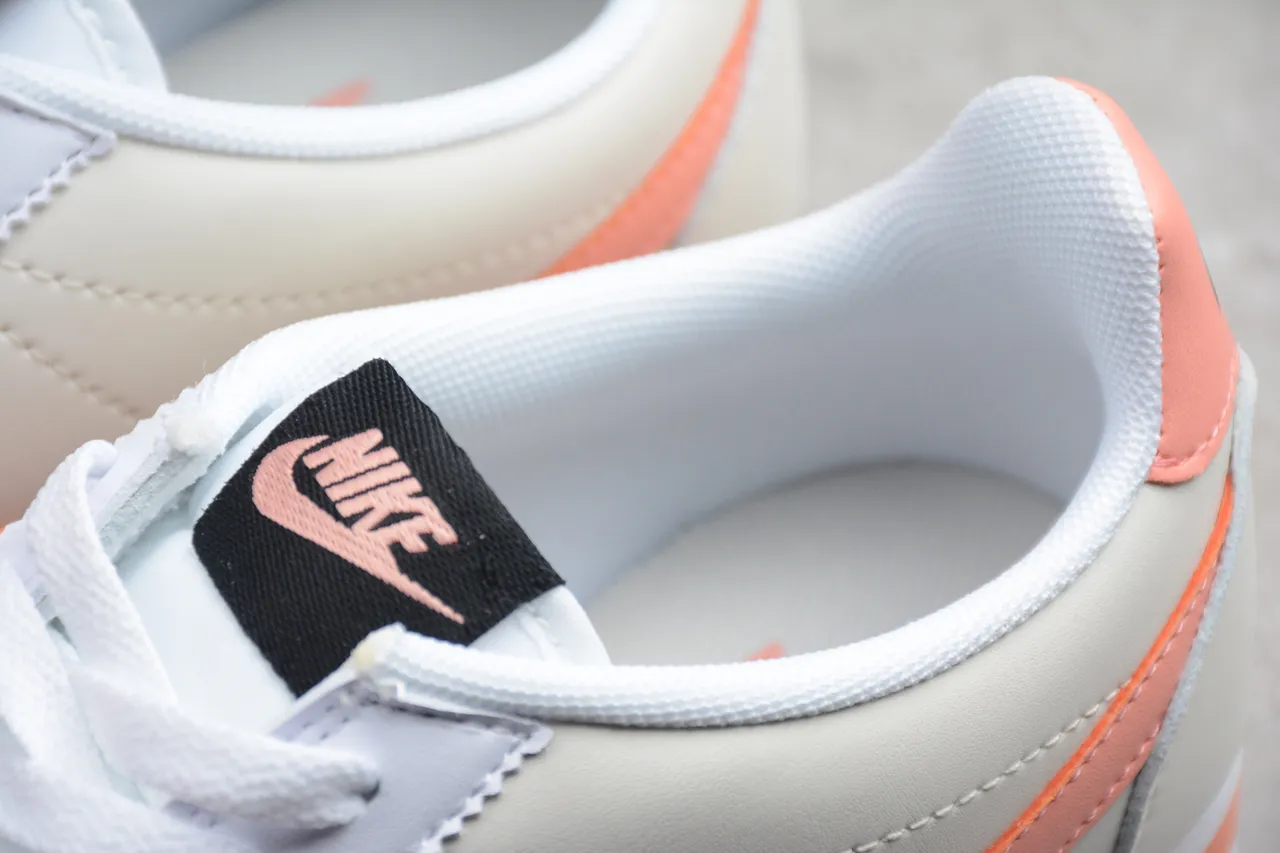 Nike Cortez Peach Orange and Cream Lifestyle Sneakers 7