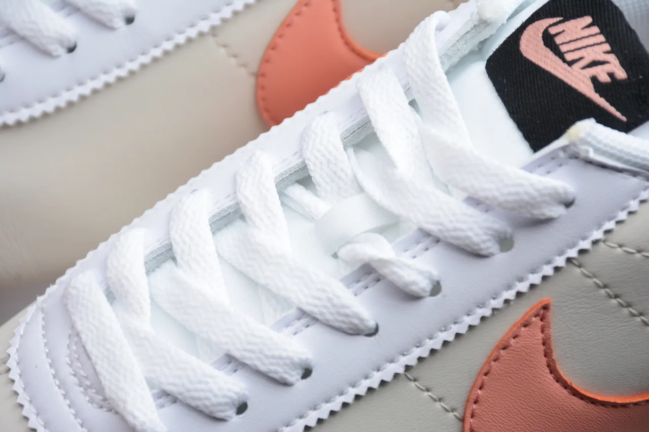 Nike Cortez Peach Orange and Cream Lifestyle Sneakers 8