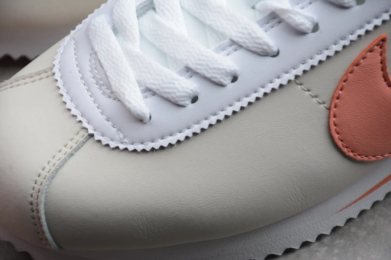 Nike Cortez Peach Orange and Cream Lifestyle Sneakers 9