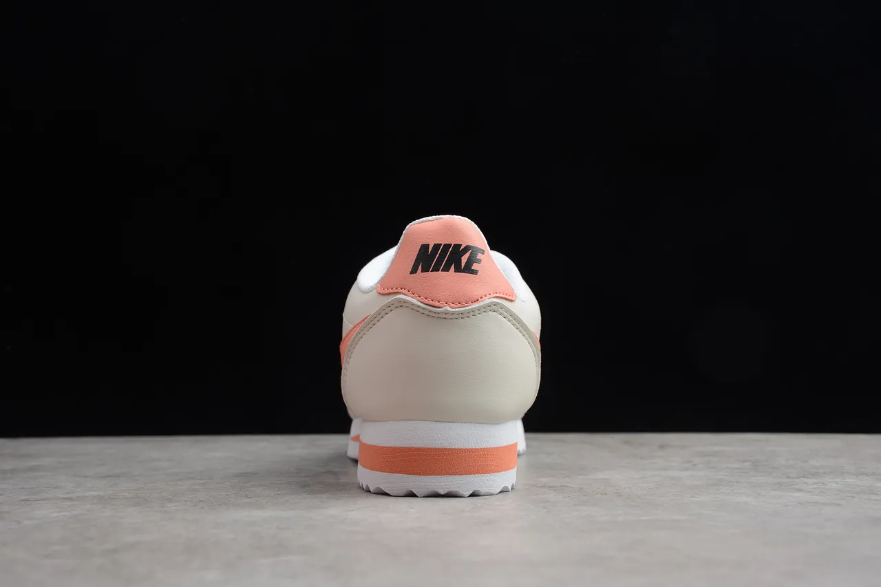 Nike Cortez Peach Orange and Cream Lifestyle Sneakers 11