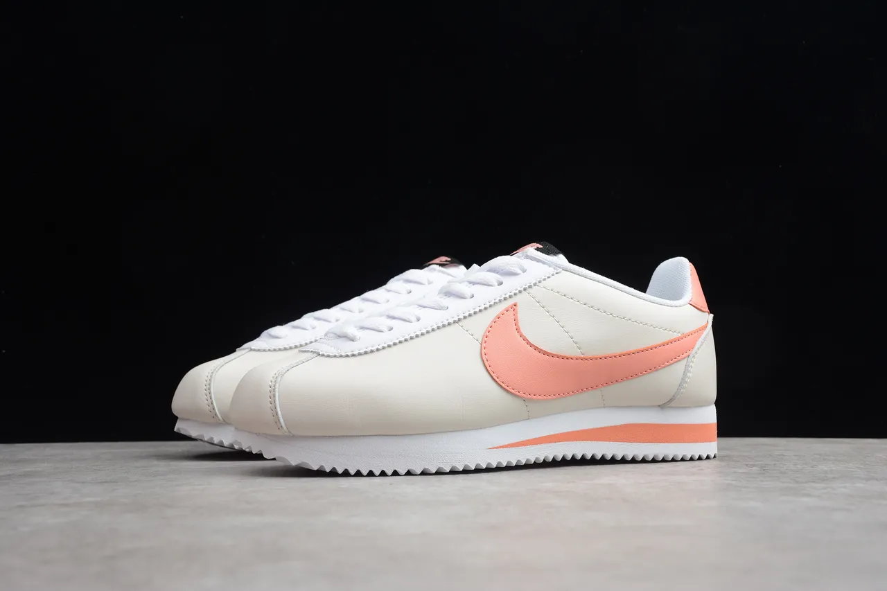 Nike Cortez Peach Orange and Cream Lifestyle Sneakers 15