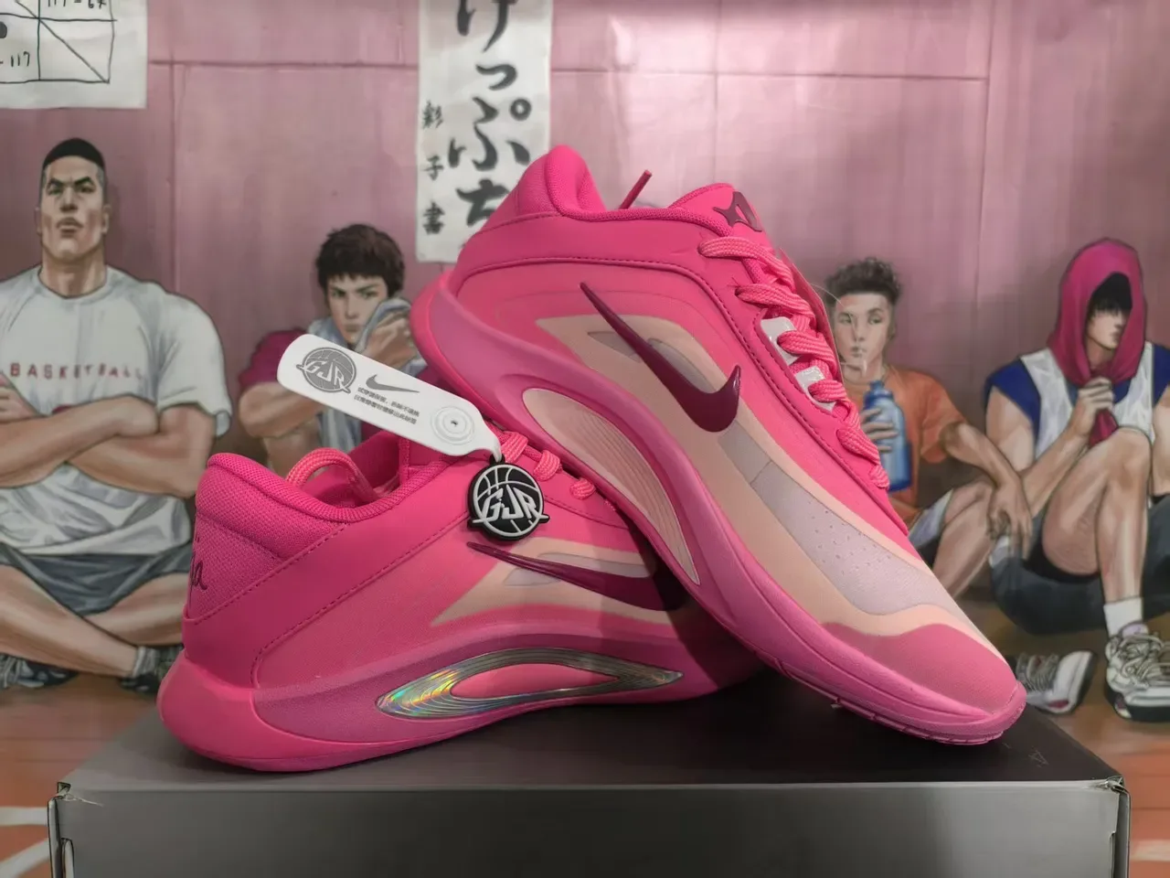 Nike Cosmic Unity Pink Beige Curved Sculpted Silhouette Layered Synthetic-Mesh Upper Lifestyle Sneakers 2