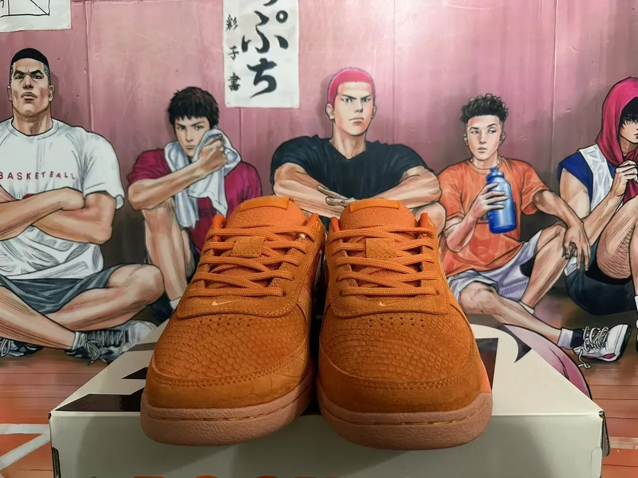 Nike Court Legacy Orange Beige Low-Top Lifestyle Sneakers 4