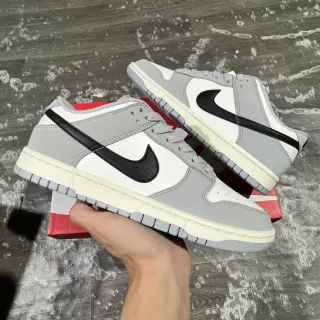 Nike Dunk Low Gray White Black Lifestyle Sneakers