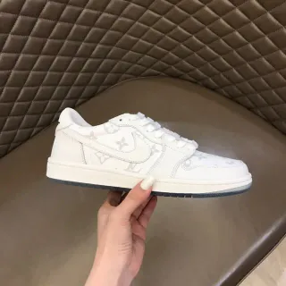 Nike Dunk Low Monogram White Lifestyle Sneakers