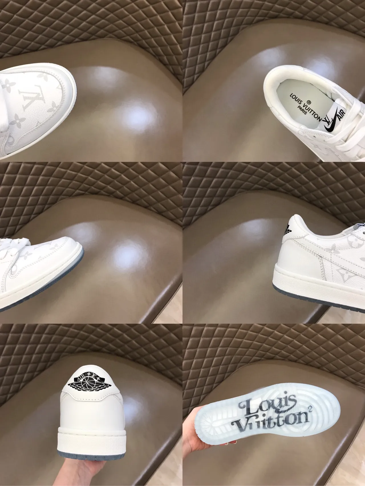 Nike Dunk Low Monogram White Lifestyle Sneakers 2