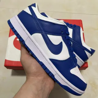 Nike Dunk Low Royal Blue and White Lifestyle Sneakers