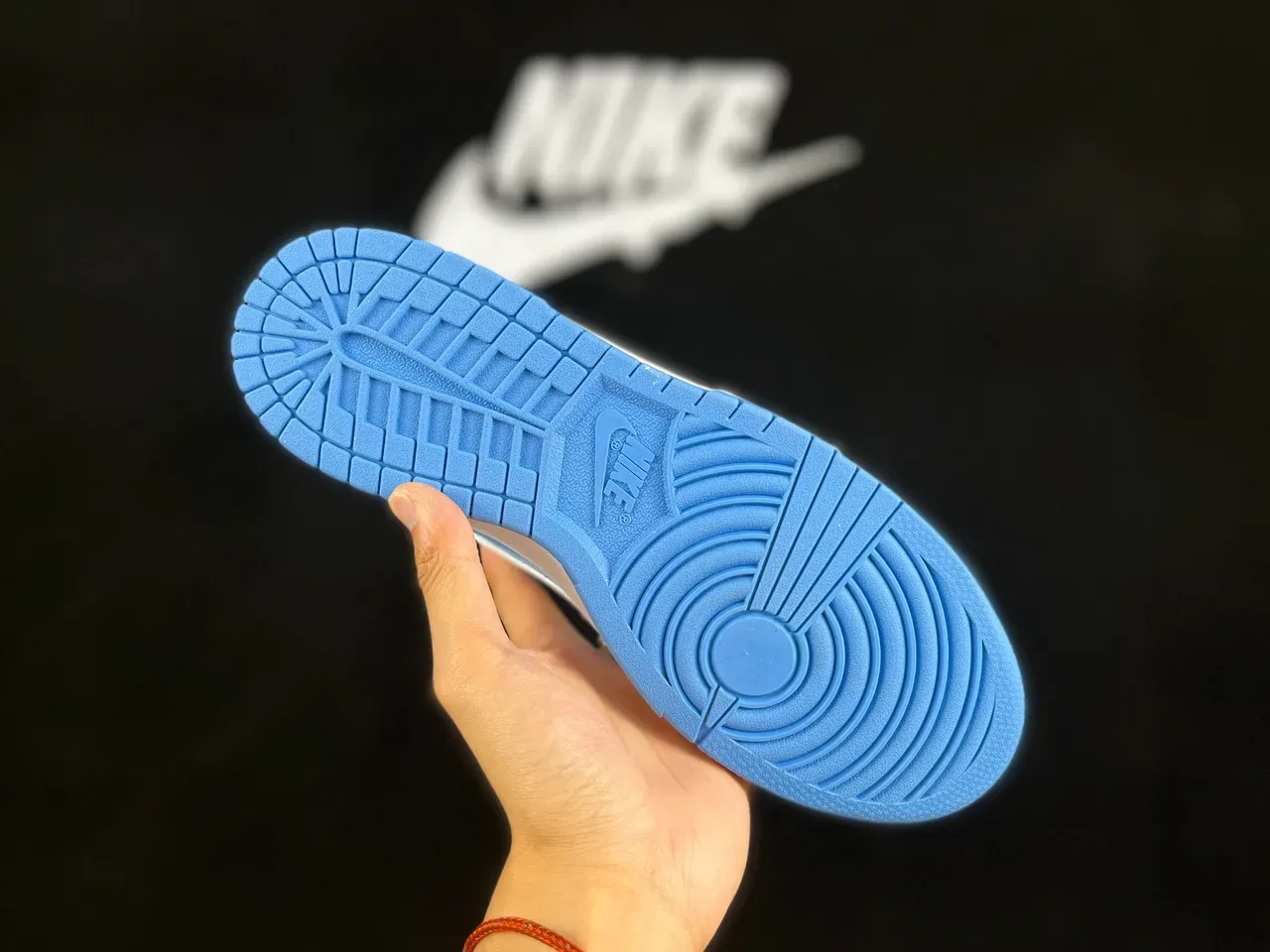 Nike Dunk Low White and Light Blue Lifestyle Sneakers 2