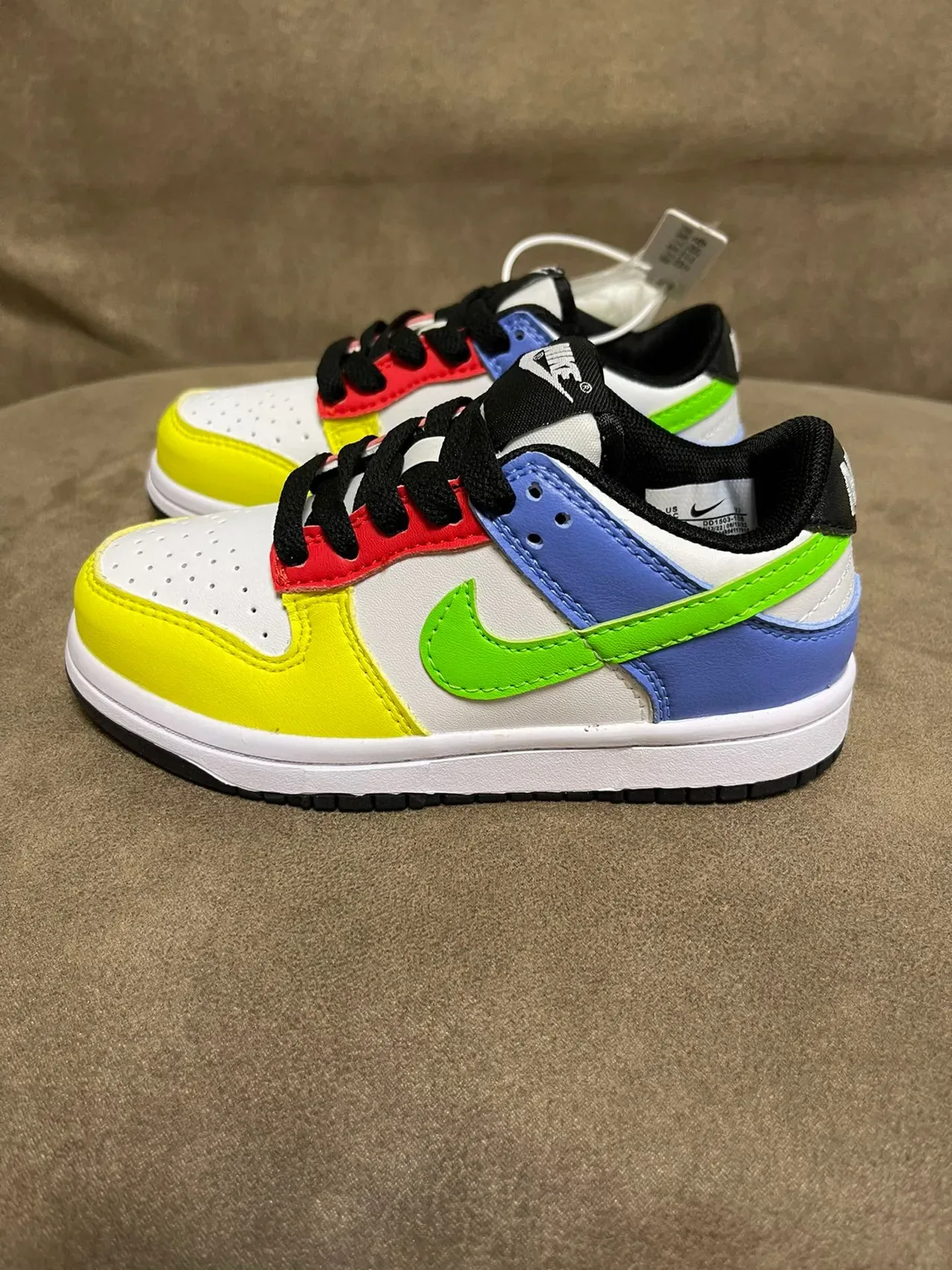 Nike Dunk Low White Black Lifestyle Sneakers 16