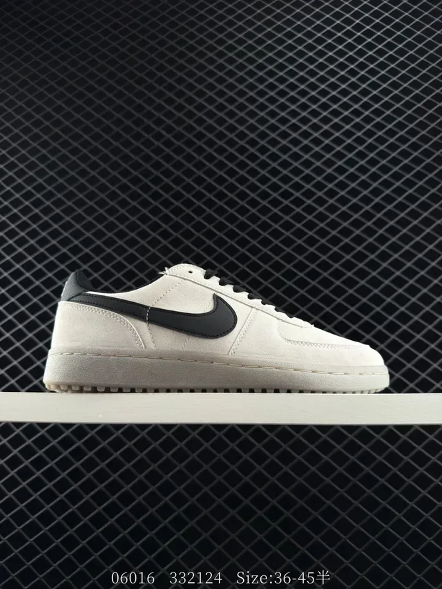 Nike Field General 82 SP Beige Black Low-Top Suede-Like Upper Lifestyle Sneakers 6
