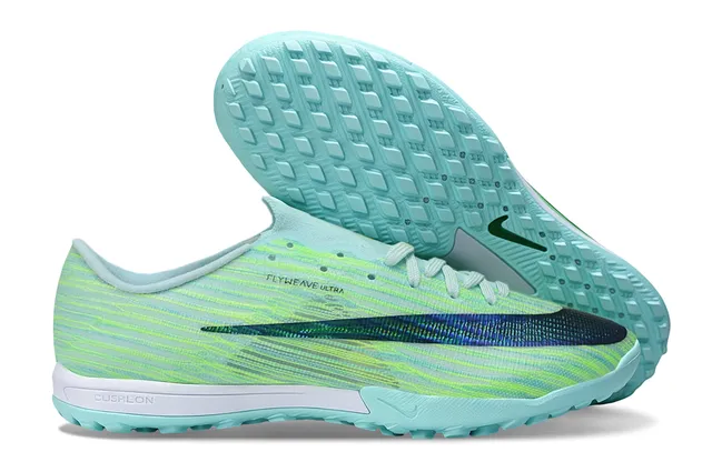 Nike Flyweave Ultra Haut en Maille Multicolor avec Overlay Swoosh Iridescent Artificial-Grass Soccer Shoes 1
