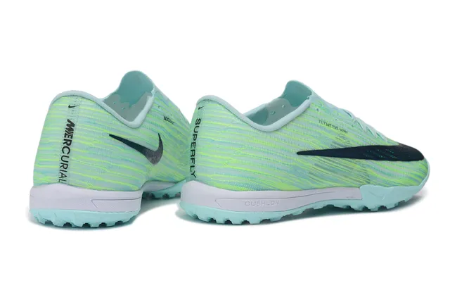 Nike Flyweave Ultra Haut en Maille Multicolor avec Overlay Swoosh Iridescent Artificial-Grass Soccer Shoes 5