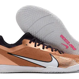 Nike 金色 黑色 金属 铜 鞋面 鞋带 和 领 室内 足球 鞋