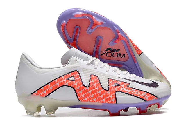 Nike Haut Cuivre Métallique Doré Rose White Swoosh Firm-Ground Chaussures de Football 4