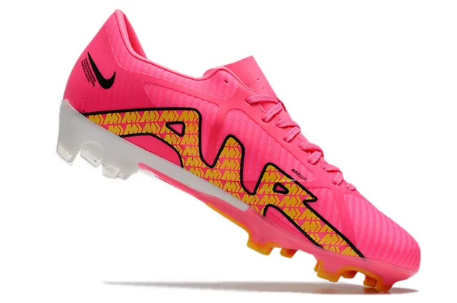 Nike Haut Cuivre Métallique Doré Rose White Swoosh Firm-Ground Chaussures de Football 11