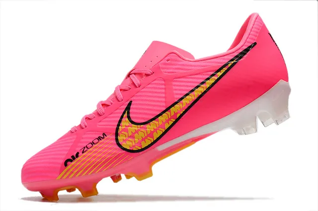 Nike Haut Cuivre Métallique Doré Rose White Swoosh Firm-Ground Chaussures de Football 12