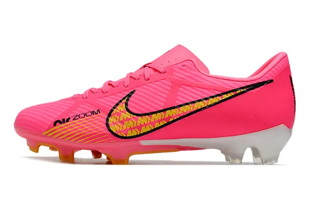 Nike Haut Cuivre Métallique Doré Rose White Swoosh Firm-Ground Chaussures de Football 13