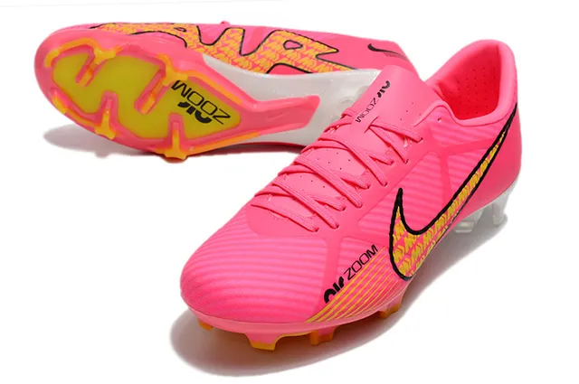 Nike Haut Cuivre Métallique Doré Rose White Swoosh Firm-Ground Chaussures de Football 14