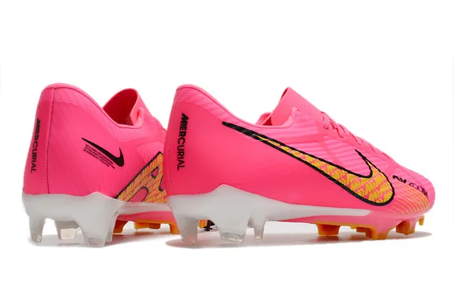 Nike Haut Cuivre Métallique Doré Rose White Swoosh Firm-Ground Chaussures de Football 15