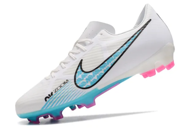 Nike Haut Cuivre Métallique Doré Rose White Swoosh Firm-Ground Chaussures de Football 18