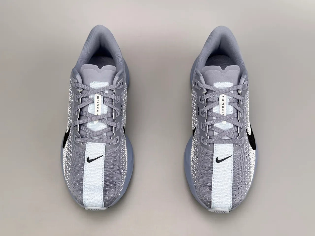 Nike Gray Black Knit Upper Gradient Pattern Running Shoes 9