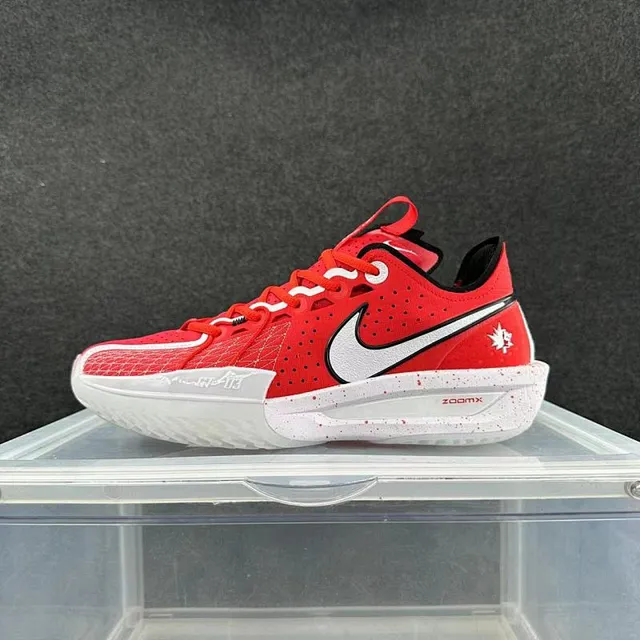 Nike GT Cut Canada Red and White Basketball Shoes 2