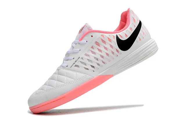 Nike HYPERFUSE Blanco Rosa Zapatos de fútbol indoor 8