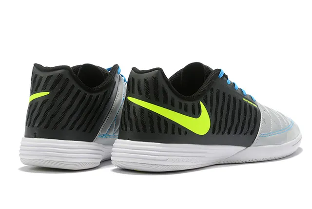 Nike Hypervenom Noir Gris Embout d'orteil Matelassé Style Cage Recouvrement du mi-pied Chaussures de football intérieur 3