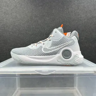 Nike KD Trey 6 ग्रे व्हाइट ऑरेंज बास्केटबॉल जूते
