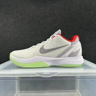 Nike Kobe 6 blanco gris rojo zapatillas de baloncesto