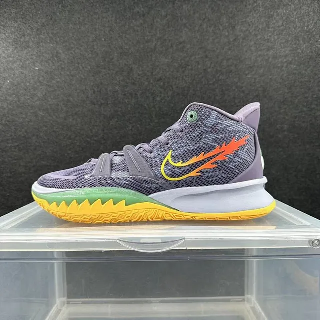 Nike Kyrie 7 Purple Yellow Flame Basketball Shoes 2