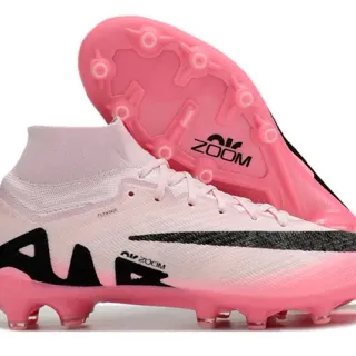 Nike Mercurial Superfly Air Zoom Pink Black Firm-Ground Soccer Shoes