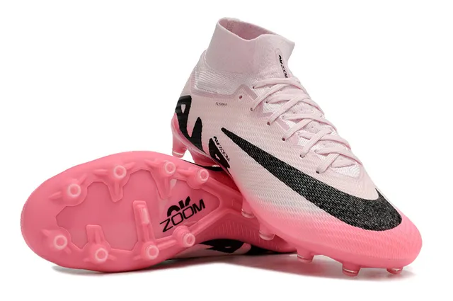 Nike Mercurial Superfly Air Zoom গোলাপি কালো ফার্ম-গ্রাউন্ড ফুটবল জুতা 2