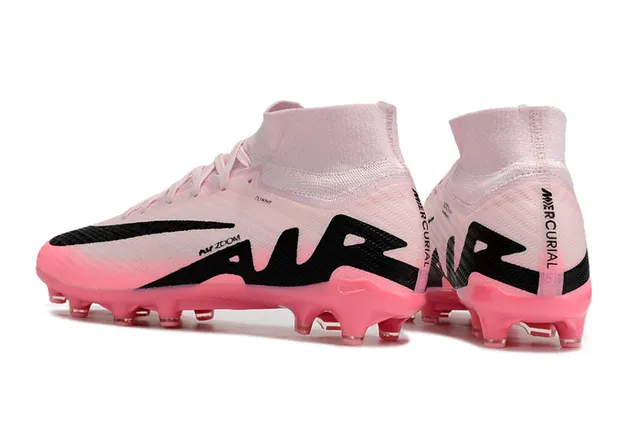 Nike Mercurial Superfly Air Zoom গোলাপি কালো ফার্ম-গ্রাউন্ড ফুটবল জুতা 4