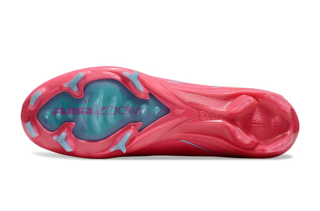 Nike Mercurial Superfly Air Zoom Pink Light Blue Firm-Ground Soccer Shoes 6