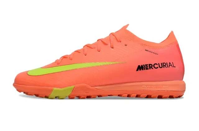 Nike Mercurial Turf Orange et Vert Néon Chaussures de football 7