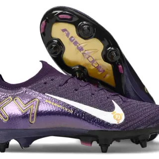 Nike Mercurial Vapor KM Metallic Purple Firm-Ground Soccer Shoes