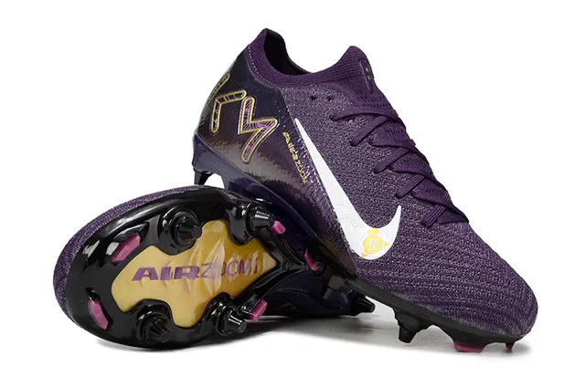 Nike Mercurial Vapor KM Metallic Purple Firm-Ground Soccer Shoes 3