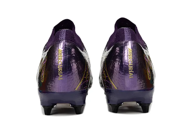 Nike Mercurial Vapor KM Metallic Purple Firm-Ground Soccer Shoes 4