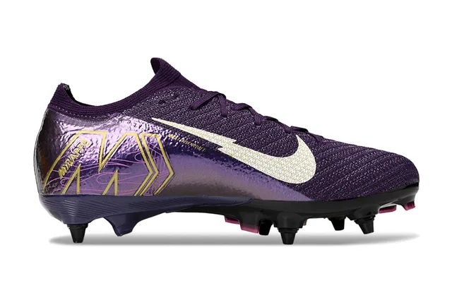 Nike Mercurial Vapor KM Metallic Purple Firm-Ground Soccer Shoes 7