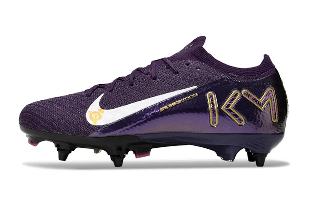 Nike Mercurial Vapor KM Metallic Purple Firm-Ground Soccer Shoes 8