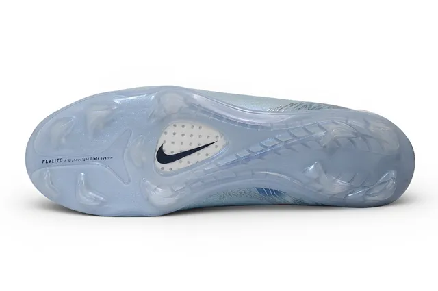Nike Mercurial Vapor Bleu clair orange pour terrain ferme chaussures de football 6